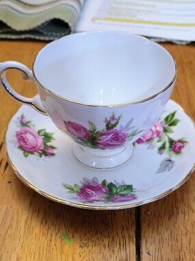 vintage Royal Tuscan fine bone china teacup and saucer